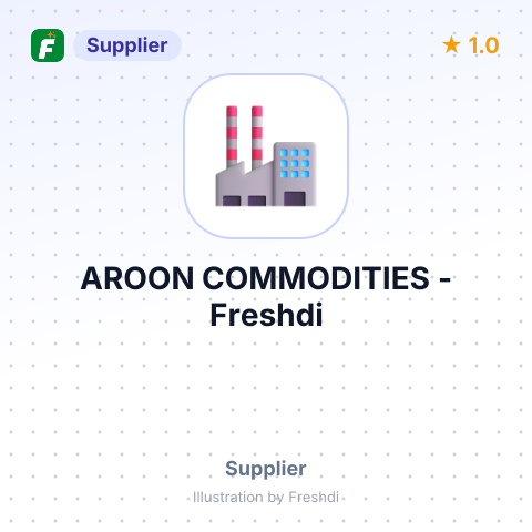 AROON COMMODITIES – summary card, no photo uploaded yet