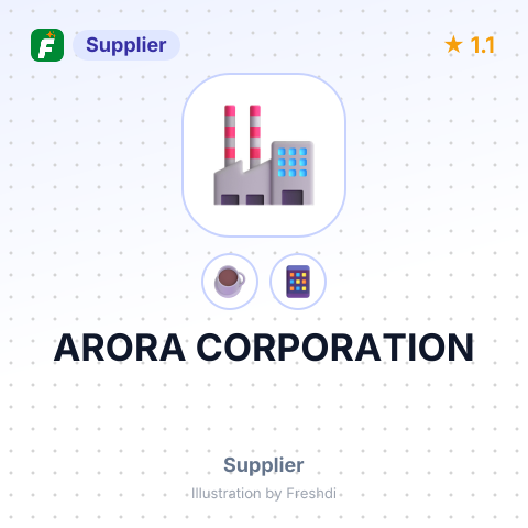 ARORA CORPORATION – summary card, no photo uploaded yet