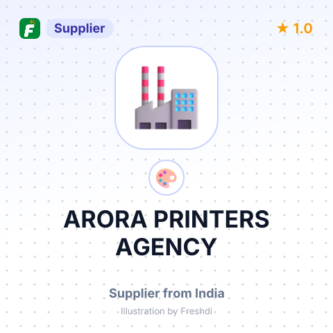 ARORA PRINTERS AGENCY – summary card, no photo uploaded yet