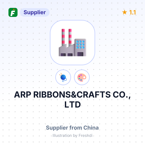 ARP RIBBONS&CRAFTS CO., LTD – summary card, no photo uploaded yet