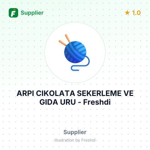 ARPI CIKOLATA SEKERLEME VE GIDA URU – summary card, no photo uploaded yet