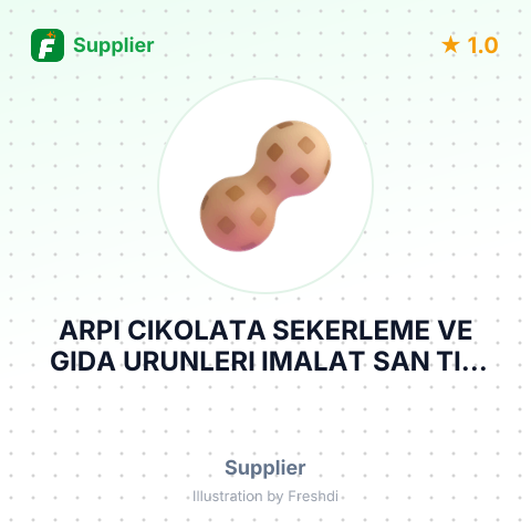 ARPI CIKOLATA SEKERLEME VE GIDA URUNLERI IMALAT SAN TIC A.S – summary card, no photo uploaded yet