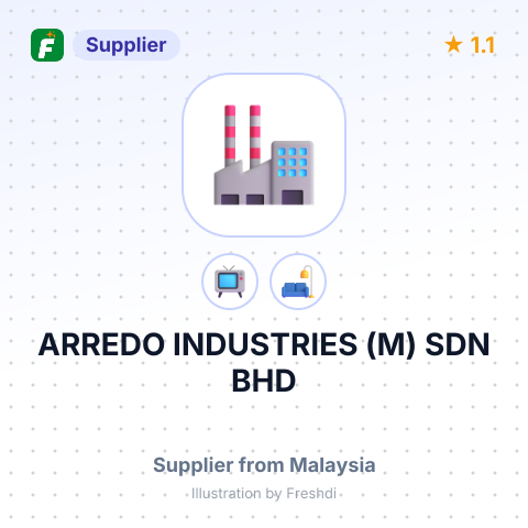 ARREDO INDUSTRIES (M) SDN BHD – summary card, no photo uploaded yet