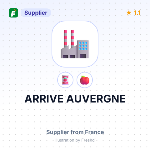 ARRIVE AUVERGNE – summary card, no photo uploaded yet