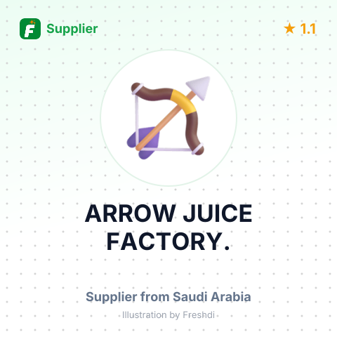 ARROW JUICE FACTORY. – summary card, no photo uploaded yet