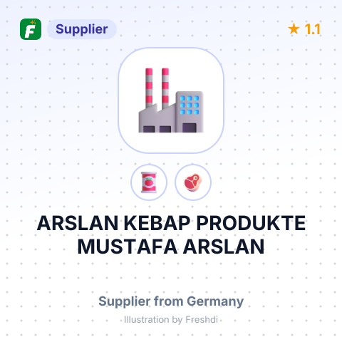 ARSLAN KEBAP PRODUKTE MUSTAFA ARSLAN – summary card, no photo uploaded yet