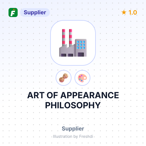 ART OF APPEARANCE PHILOSOPHY – summary card, no photo uploaded yet