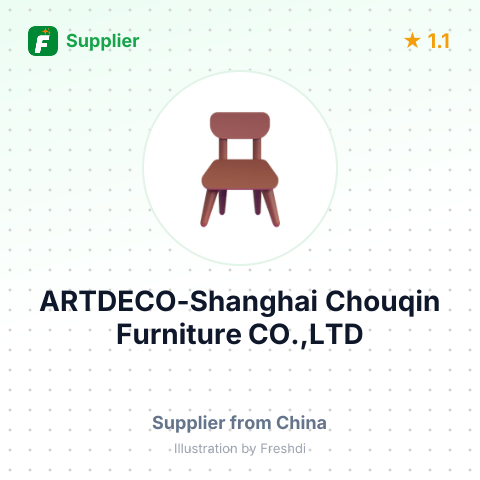 ARTDECO-Shanghai Chouqin Furniture CO.,LTD – summary card, no photo uploaded yet