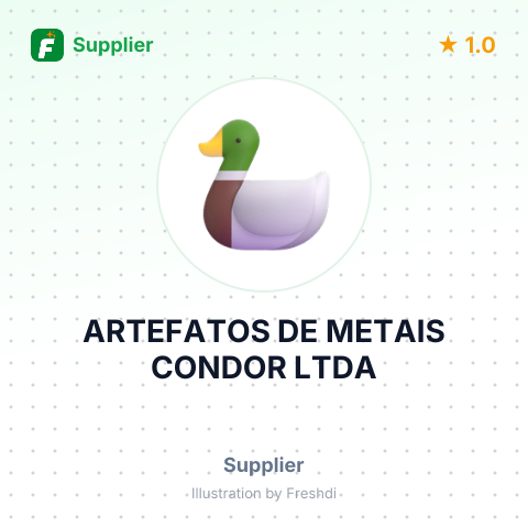 ARTEFATOS DE METAIS CONDOR LTDA – summary card, no photo uploaded yet
