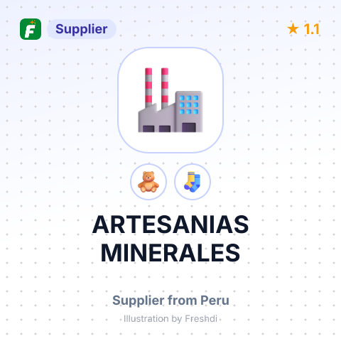 ARTESANIAS MINERALES – summary card, no photo uploaded yet