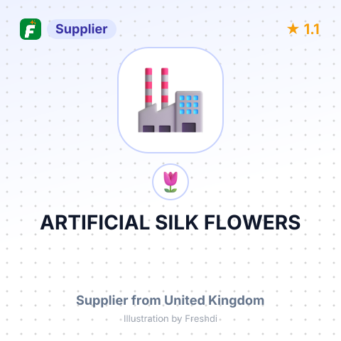 ARTIFICIAL SILK FLOWERS – summary card, no photo uploaded yet