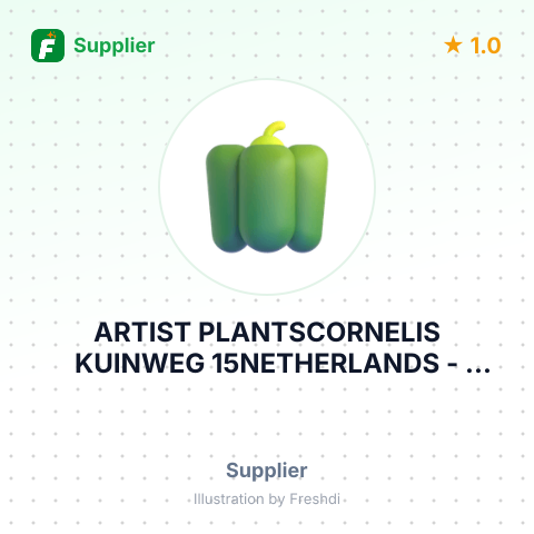 ARTIST PLANTSCORNELIS KUINWEG 15NETHERLANDS – summary card, no photo uploaded yet
