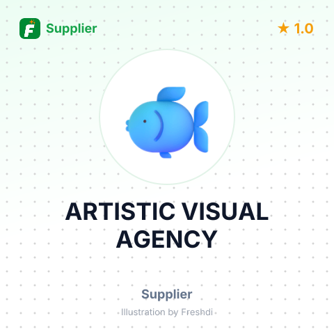 ARTISTIC VISUAL AGENCY – summary card, no photo uploaded yet
