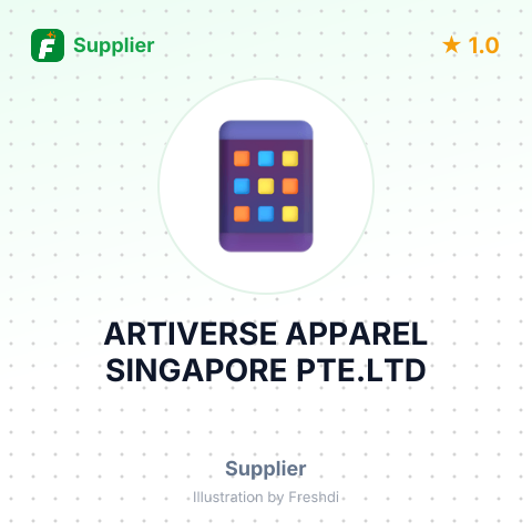 ARTIVERSE APPAREL SINGAPORE PTE.LTD – summary card, no photo uploaded yet