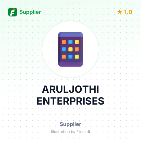 ARULJOTHI ENTERPRISES – summary card, no photo uploaded yet