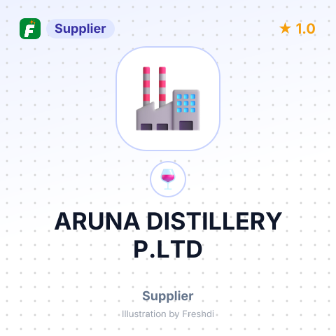ARUNA DISTILLERY P.LTD – summary card, no photo uploaded yet