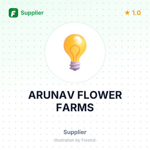 ARUNAV FLOWER FARMS – summary card, no photo uploaded yet
