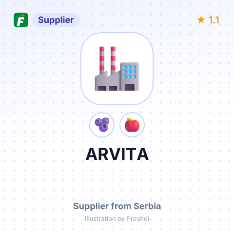 ARVITA – summary card, no photo uploaded yet
