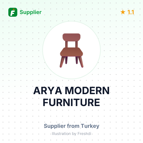 ARYA MODERN FURNITURE – summary card, no photo uploaded yet