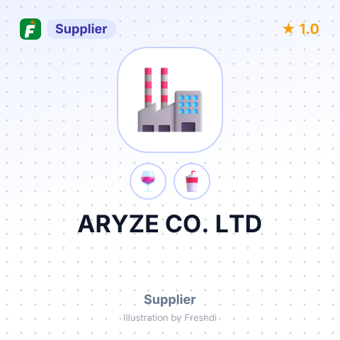 ARYZE CO. LTD – summary card, no photo uploaded yet