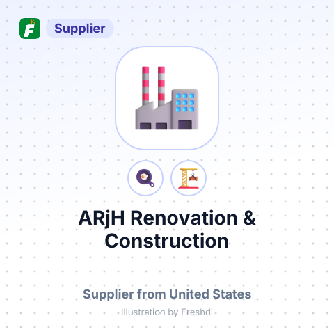 ARjH Renovation & Construction – summary card, no photo uploaded yet