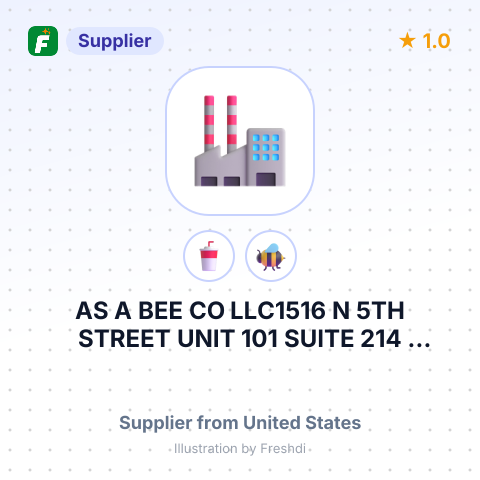 AS A BEE CO LLC1516 N 5TH STREET UNIT 101 SUITE 214 PHILADELPHIA 19122 PA USA – summary card, no photo uploaded yet