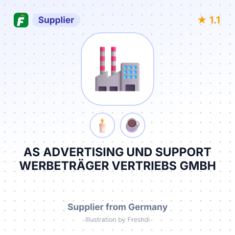 AS ADVERTISING UND SUPPORT WERBETRÄGER VERTRIEBS GMBH – summary card, no photo uploaded yet