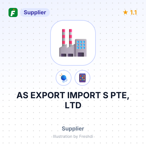 AS EXPORT IMPORT S PTE, LTD – summary card, no photo uploaded yet