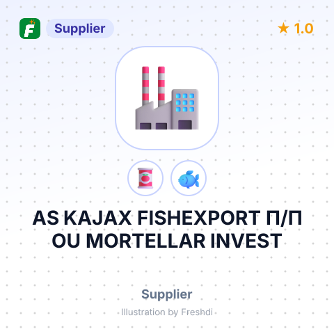 AS KAJAX FISHEXPORT П/П OU MORTELLAR INVEST – summary card, no photo uploaded yet