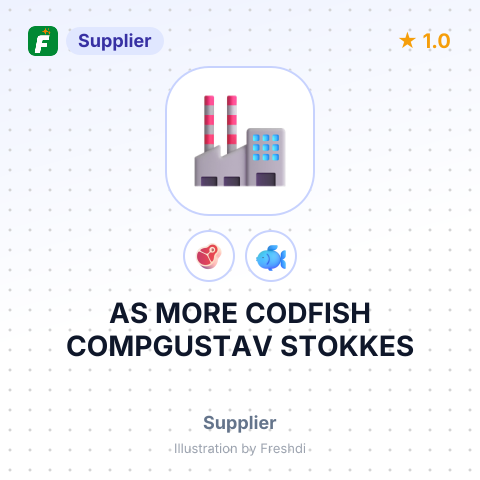 AS MORE CODFISH COMPGUSTAV STOKKES – summary card, no photo uploaded yet
