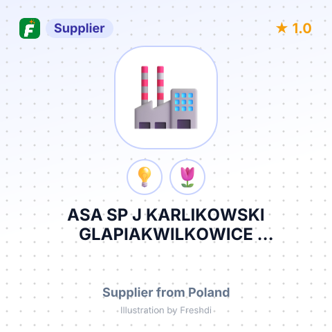 ASA SP J KARLIKOWSKI GLAPIAKWILKOWICE MORKOWSKA 46 64 115 SWIECIECHOWA ПОЛЬЩА – summary card, no photo uploaded yet