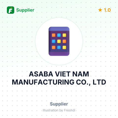 ASABA VIET NAM MANUFACTURING CO., LTD – summary card, no photo uploaded yet