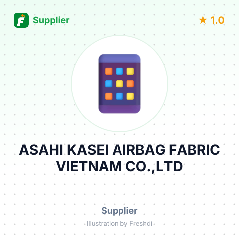ASAHI KASEI AIRBAG FABRIC VIETNAM CO.,LTD – summary card, no photo uploaded yet