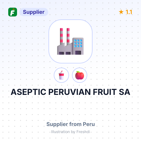 ASEPTIC PERUVIAN FRUIT SA – summary card, no photo uploaded yet