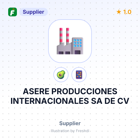 ASERE PRODUCCIONES INTERNACIONALES SA DE CV – summary card, no photo uploaded yet
