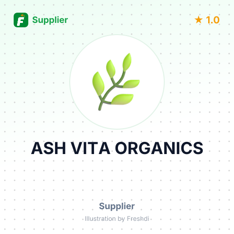 ASH VITA ORGANICS – summary card, no photo uploaded yet