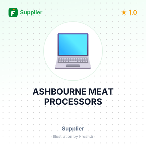 ASHBOURNE MEAT PROCESSORS – summary card, no photo uploaded yet