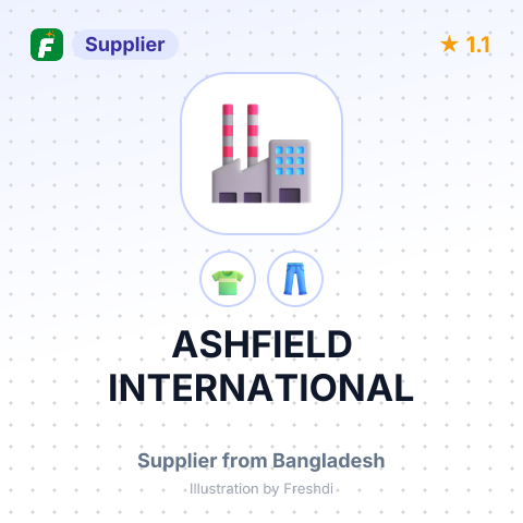 ASHFIELD INTERNATIONAL – summary card, no photo uploaded yet