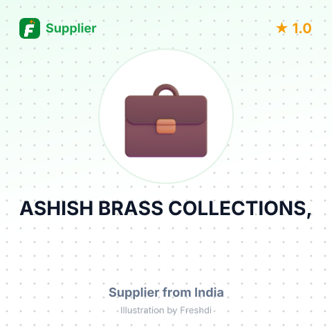 ASHISH BRASS COLLECTIONS, – summary card, no photo uploaded yet