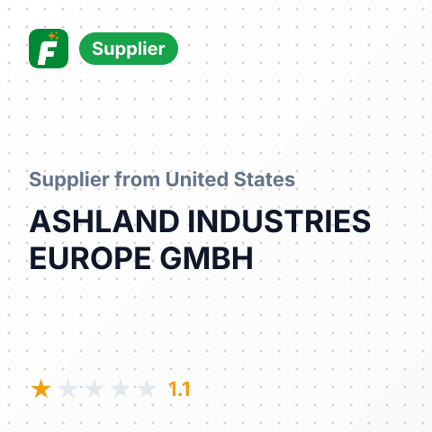 ASHLAND INDUSTRIES EUROPE GMBH – summary card, no photo uploaded yet