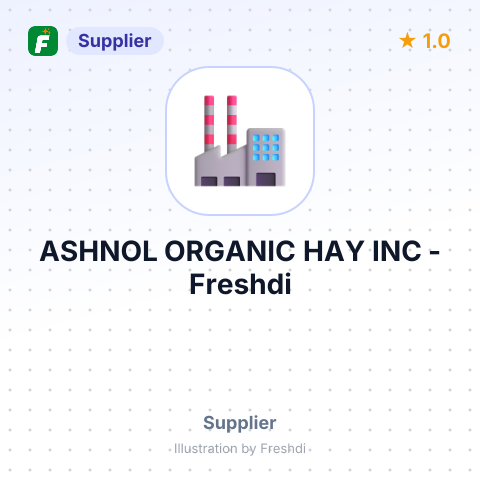 ASHNOL ORGANIC HAY INC – summary card, no photo uploaded yet