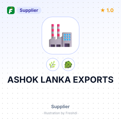 ASHOK LANKA EXPORTS – summary card, no photo uploaded yet