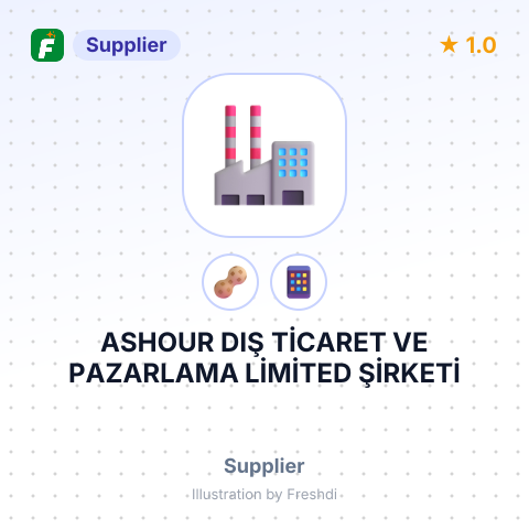 ASHOUR DIŞ TİCARET VE PAZARLAMA LİMİTED ŞİRKETİ – summary card, no photo uploaded yet