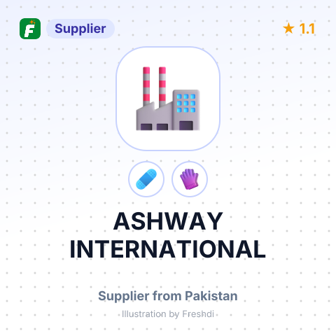 ASHWAY INTERNATIONAL – summary card, no photo uploaded yet