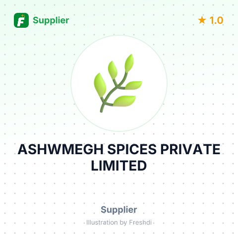 ASHWMEGH SPICES PRIVATE LIMITED – summary card, no photo uploaded yet