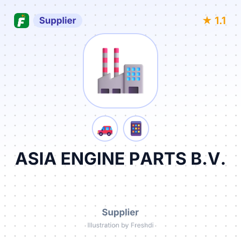 ASIA ENGINE PARTS B.V. – summary card, no photo uploaded yet