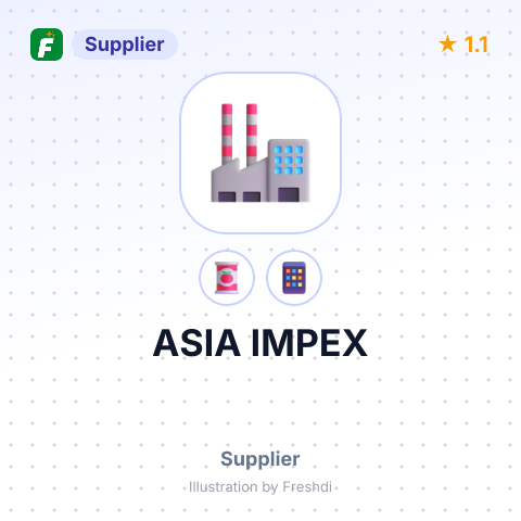 ASIA IMPEX – summary card, no photo uploaded yet