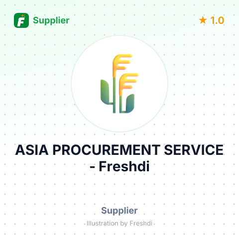 ASIA PROCUREMENT SERVICE – summary card, no photo uploaded yet