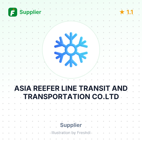 ASIA REEFER LINE TRANSIT AND TRANSPORTATION CO.LTD – summary card, no photo uploaded yet