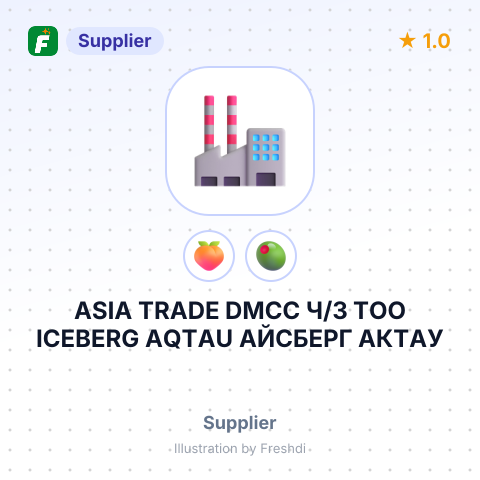 ASIA TRADE DMCC Ч/З ТОО ICEBERG AQTAU АЙСБЕРГ АКТАУ – summary card, no photo uploaded yet